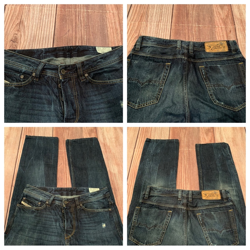 Diesel VIKER Regular Straight size 29
Inseam tailored to 27”
100% cotton